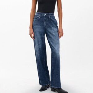 Rag & Bone Miramar Wide-Leg Pants Cotton Terry